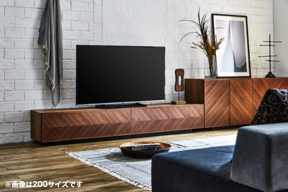 天然木 テレビボード MEIREKI 日本製 幅180cm 奥行き40cm 高さ33cm