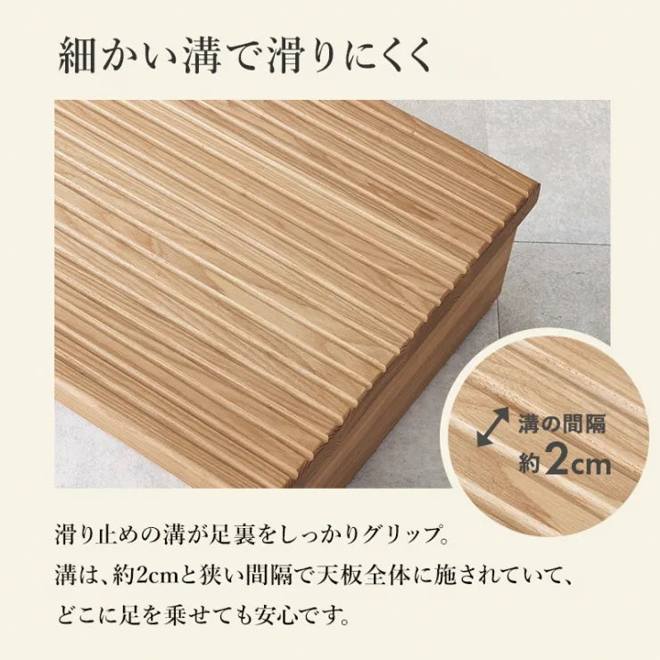 手すり付き 玄関踏み台 MFD-6907 幅67cm 奥行き40cm 高さ96cm 踏み台高さ17cm
