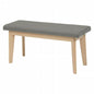 Table pliante MT-6866 Largeur 105 cm Profondeur 55 cm Hauteur 32 (7) cm Table centrale pliante Table en bois marron naturel Fer massif Table de café rétro Table en bois Moderne Scandinave Élégant Mignon Industriel