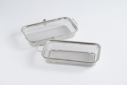 bws SELECTION すっきり暮らす食洗機かご ビーワース セレクション 食洗器対応 幅22.7cm 奥行11.7cm 高さ6.9cm 日本製 燕三条 国産 ざる 水切り 小物入れ 洗い物かご バスケット ステンレス スリム 吊り下げ スタッキング キッチン収納