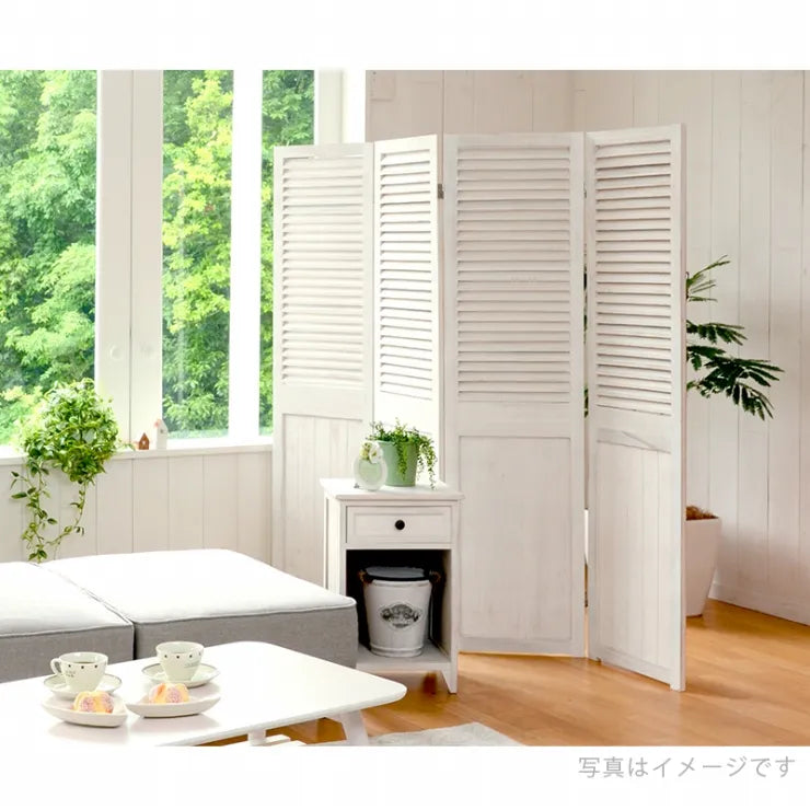 3連 パーテーション MS-5913AW 幅40cm 高さ148cm