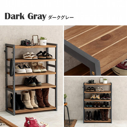 シューズラック MSS-6711 幅65cm 奥行28cm 高さ92cm