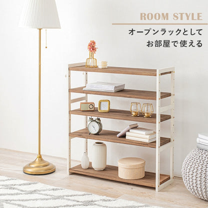 シューズラック MSS-6712 幅85cm 奥行28cm 高さ92cm