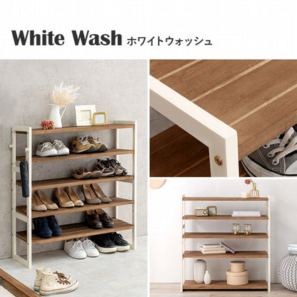 シューズラック MSS-6712 幅85cm 奥行28cm 高さ92cm