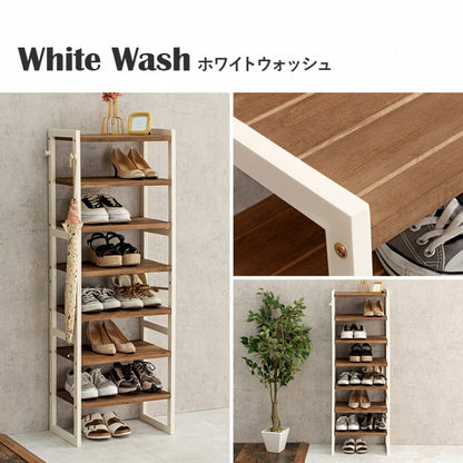 シューズラック MSS-6713 幅45cm 奥行28cm 高さ128cm