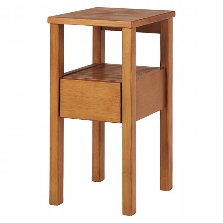 Table pliante MT-6866 Largeur 105 cm Profondeur 55 cm Hauteur 32 (7) cm Table centrale pliante Table en bois marron naturel Fer massif Table de café rétro Table en bois Moderne Scandinave Élégant Mignon Industriel