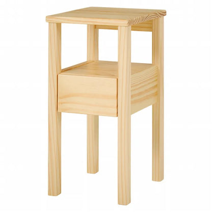 Table pliante MT-6866 Largeur 105 cm Profondeur 55 cm Hauteur 32 (7) cm Table centrale pliante Table en bois marron naturel Fer massif Table de café rétro Table en bois Moderne Scandinave Élégant Mignon Industriel