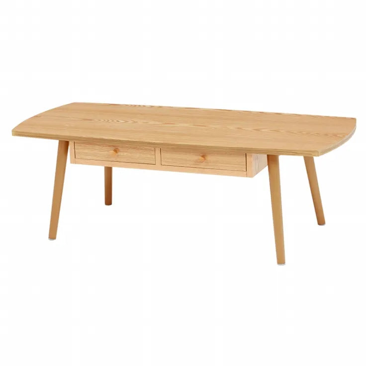Folding leg table MT-6866 Width 105cm Depth 55cm Height 32(7)cm Folding center table Natural Brown Wooden table Solid Iron Retro Cafe table Wood table Modern Scandinavian Stylish Cute Industrial