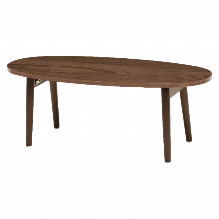 Folding leg table MT-6866 Width 105cm Depth 55cm Height 32(7)cm Folding center table Natural Brown Wooden table Solid Iron Retro Cafe table Wood table Modern Scandinavian Stylish Cute Industrial