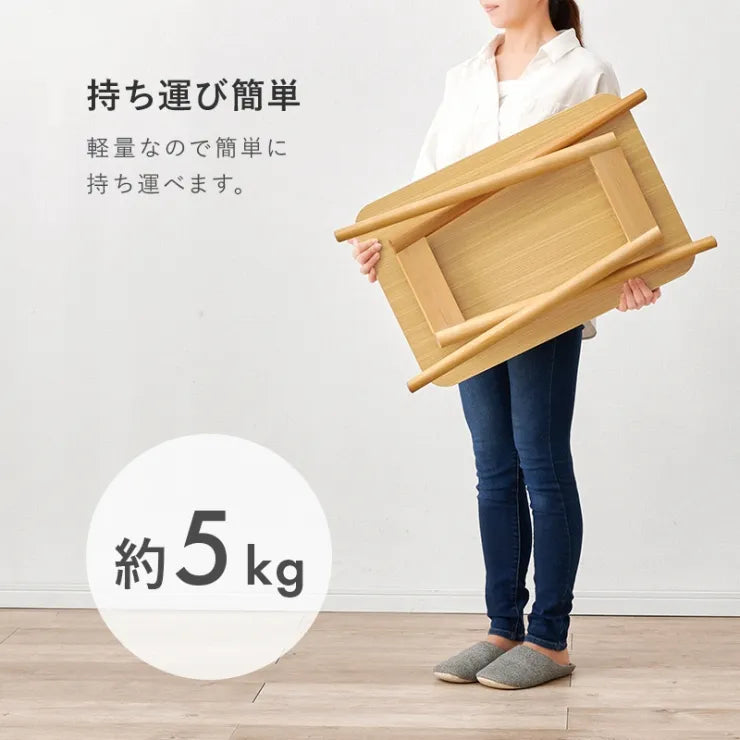 折れ脚テーブル MT-6484 幅68cm 奥行き40cm 高さ60cm