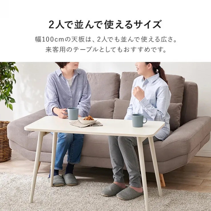 折れ脚テーブル MT-6486 幅100cm 奥行き50cm 高さ60cm