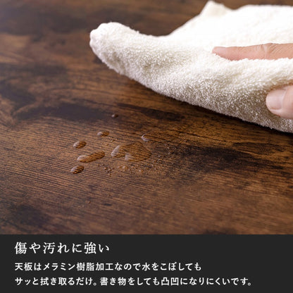 折れ脚テーブル MT-6867 幅120cm 奥行60cm 高さ32(7)cm 折り畳み センターテーブル ローテーブル リビングテーブル コーヒーテーブル 木製 ヴィンテージ アイアン レトロ カフェテーブル ウッドテーブル モダン 北欧