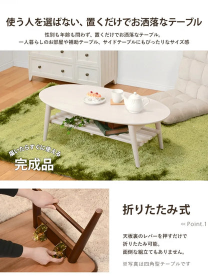 折り畳みテーブル MT-6922 幅100cm 奥行き50cm 高さ33.5cm