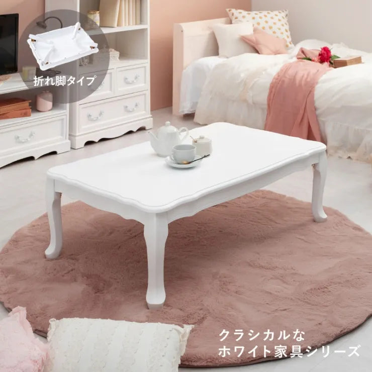 折れ脚テーブル MT-7031 幅100cm 奥行き60cm 高さ33.5cm