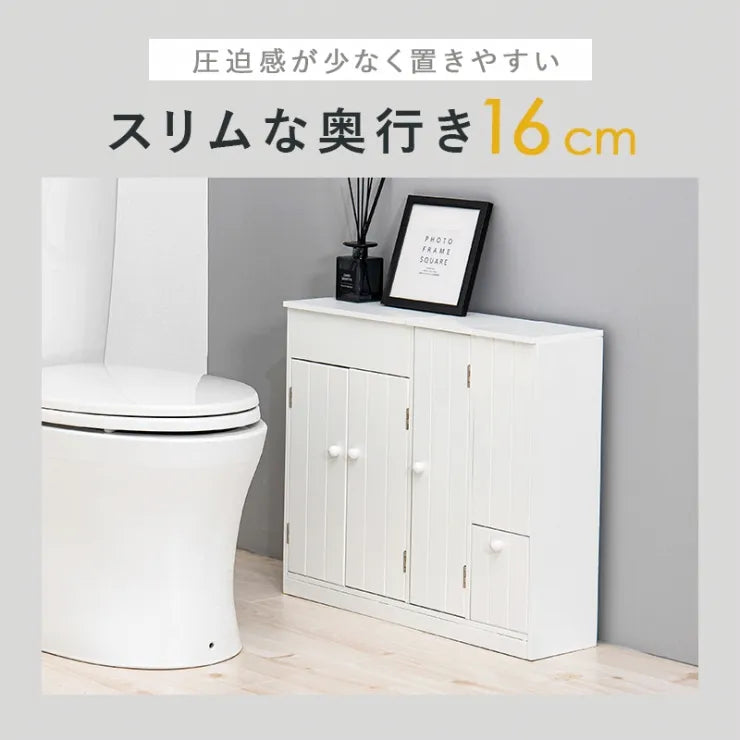トイレラック MTR-6112 MTR-6118 幅60cm 奥行き16cm 高さ52cm