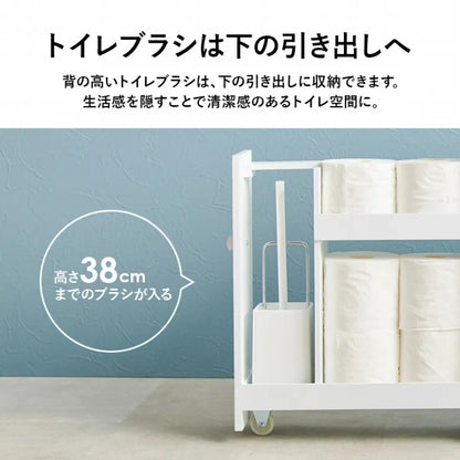 トイレラック MTR-6229 幅17cm 奥行58cm 高さ59cm