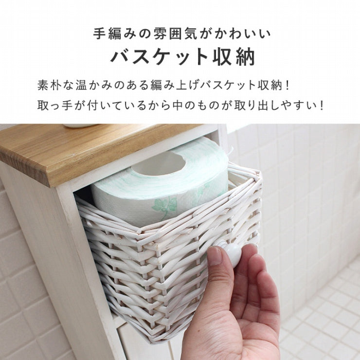 トイレラック MTR-6437 幅19cm 奥行16cm 高さ62cm