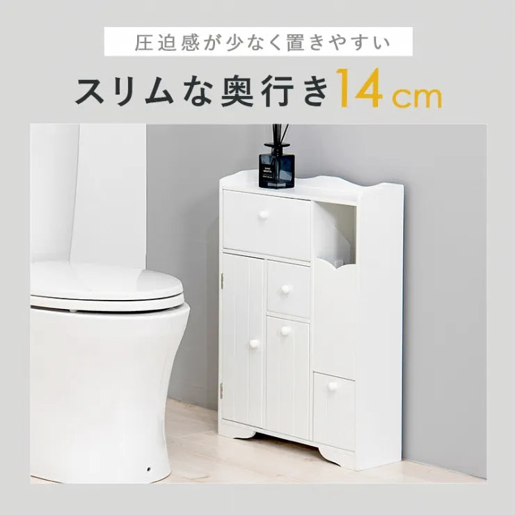 トイレラック MTR-6510 MTR-6550 幅45cm 奥行き14cm 高さ63cm