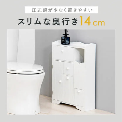 トイレラック MTR-6510 MTR-6550 幅45cm 奥行き14cm 高さ63cm