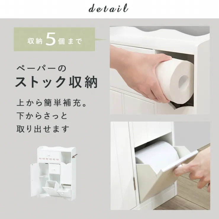 トイレラック MTR-6510 MTR-6550 幅45cm 奥行き14cm 高さ63cm