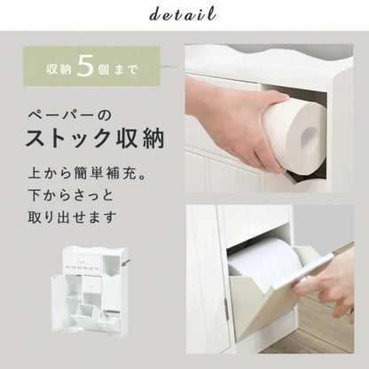 トイレラック MTR-6510 MTR-6550 幅45cm 奥行き14cm 高さ63cm