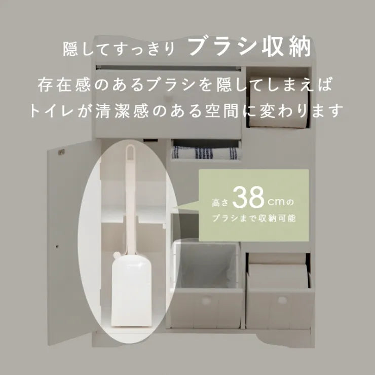 トイレラック MTR-6510 MTR-6550 幅45cm 奥行き14cm 高さ63cm