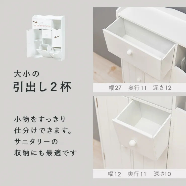 トイレラック MTR-6510 MTR-6550 幅45cm 奥行き14cm 高さ63cm
