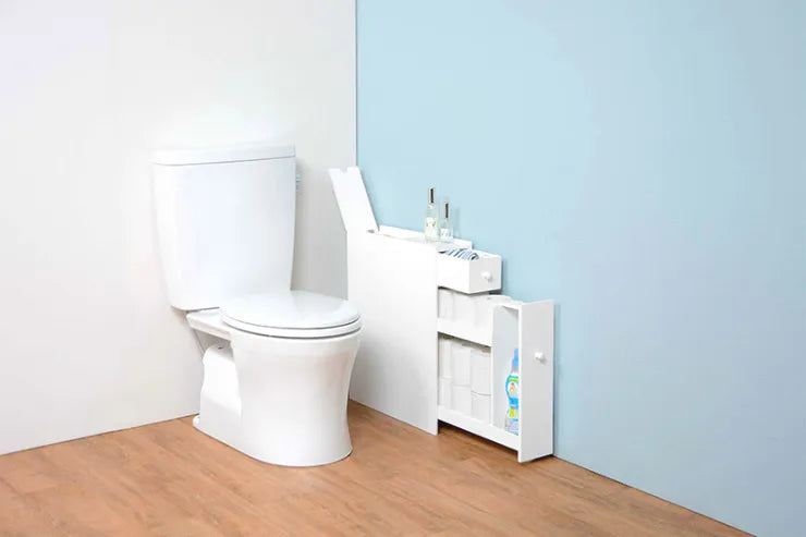 スリムトイレラック MTR-6569 幅14cm 奥行き50cm 高さ58.5cm