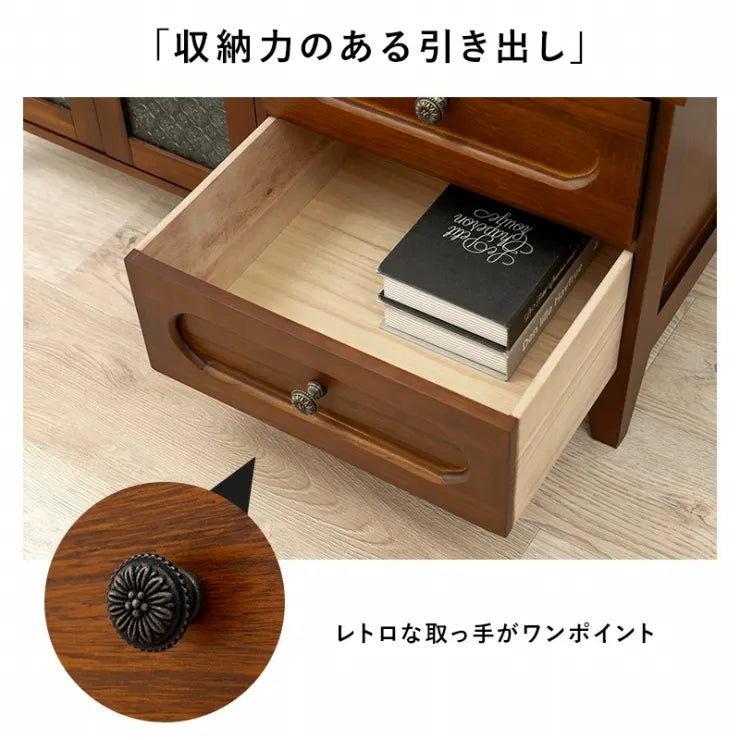 テレビ台 MTV-5188BR 幅90cm 奥行き40cm 高さ45cm