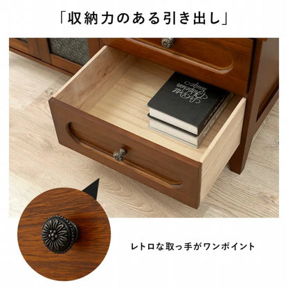 テレビ台 MTV-5188BR 幅90cm 奥行き40cm 高さ45cm