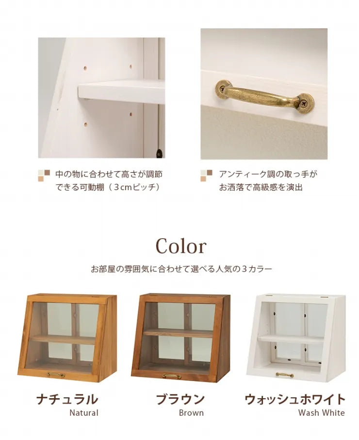 カウンター上ガラスケース MUD-6066 (約)幅40×奥行25×高さ35cm