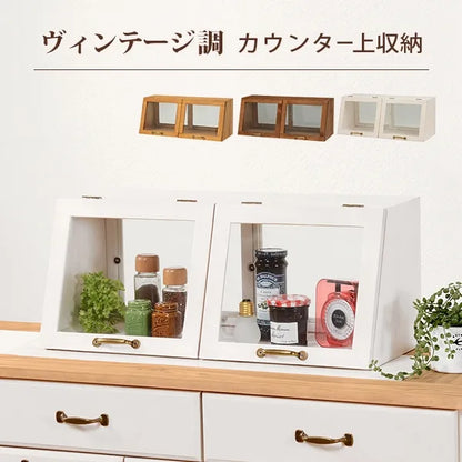 カウンター上ガラスケース MUD-6067 幅60cm 奥行き25cm 高さ25cm