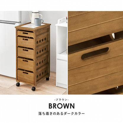 ストッカー MUD-6782 幅30cm 奥行き40cm 高さ79cm