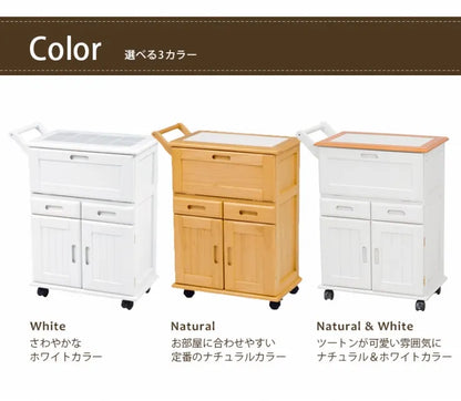 キッチンワゴン MW-3709 幅59cm 奥行き30cm 高さ73cm