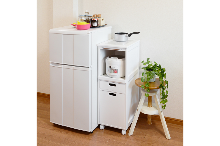 キッチンワゴン MW-6709 幅31cm 奥行き42cm 高さ85cm
