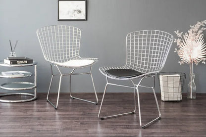 ワイヤーチェア PCK-022N ハリー・ベルトイア 幅53.5cm 奥行き58.5cm 高さ81cm 座面高さ42cm