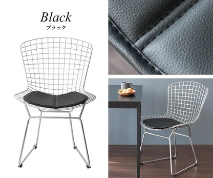 ワイヤーチェア PCK-022N ハリー・ベルトイア 幅53.5cm 奥行き58.5cm 高さ81cm 座面高さ42cm