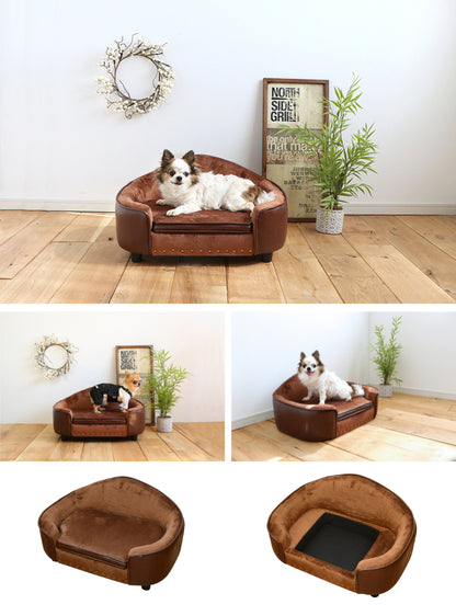 ペットベッド ペットソファ PETTO PEPE ペペ 幅65.5cm 奥行き45.5cm 高さ35.5cm
