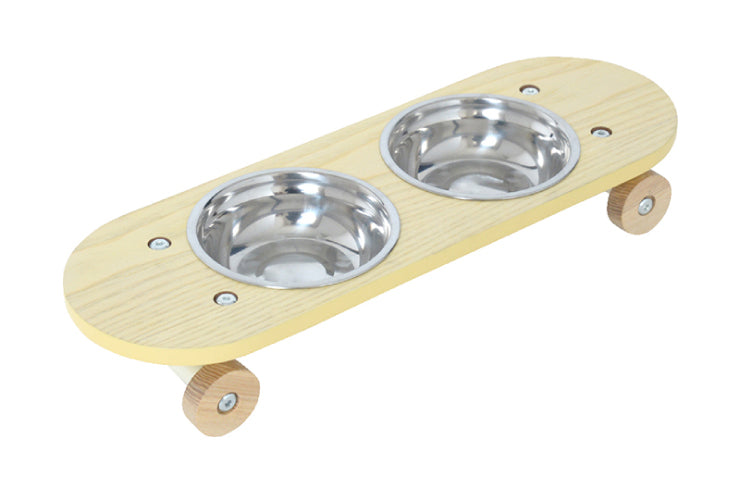 フードボウル ペットフード PETTO SK8PLATE スケートプレート 幅45cm 奥行き15cm 高さ7cm