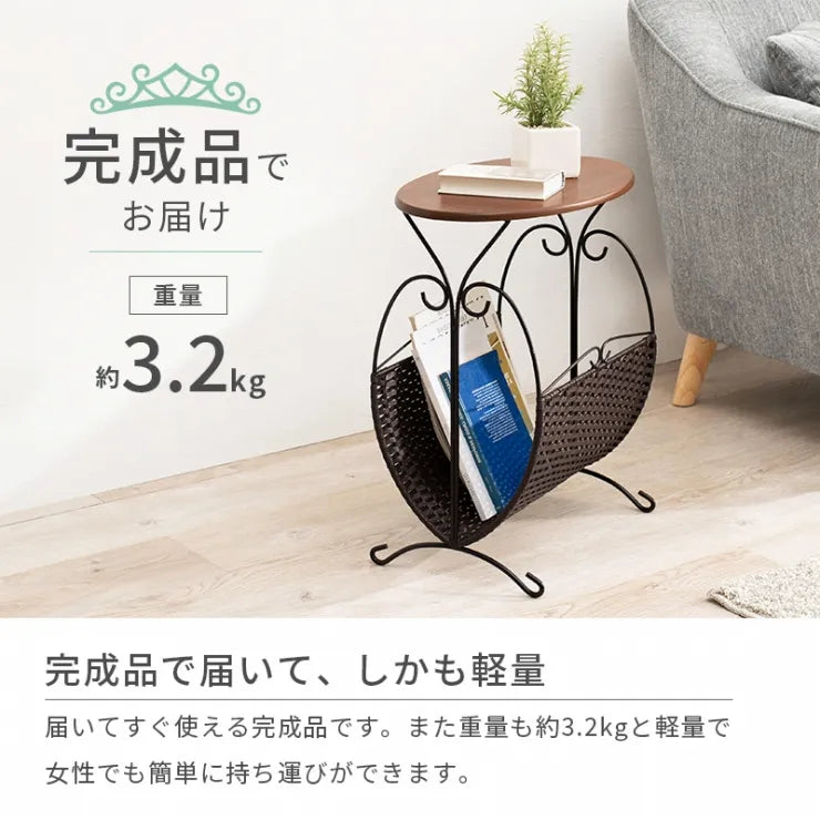 マガジンラック RAM-2433 幅46.5cm 奥行き29.5cm 高さ53cm