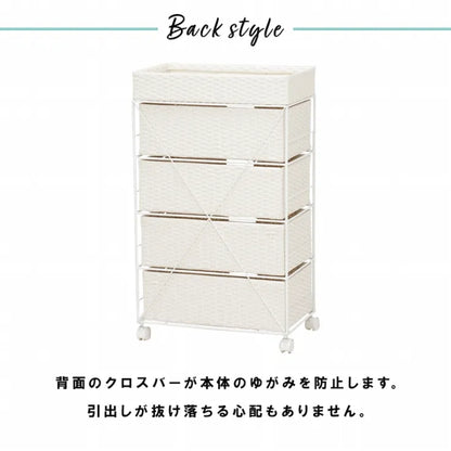 ランドリーラック RAN-2412 幅50.5cm 奥行30.5cm 高さ85cm
