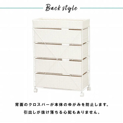 ランドリーラック RAN-2413 幅60.5cm 奥行き30.5cm 高さ85cm