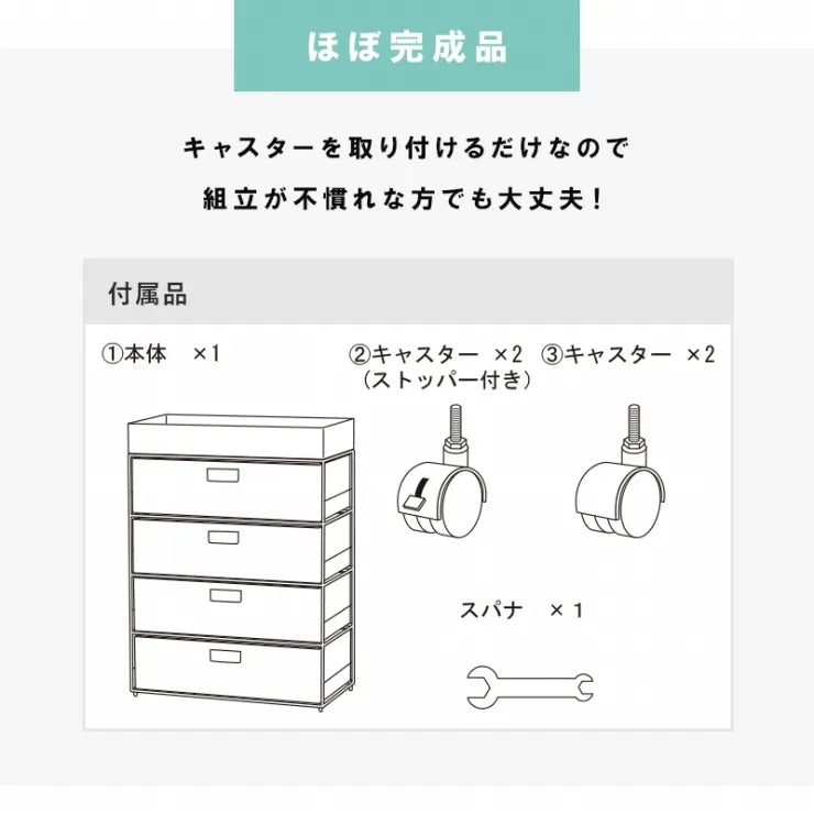 ランドリーラック RAN-2413 幅60.5cm 奥行き30.5cm 高さ85cm