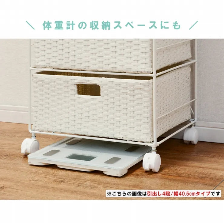 ランドリーラック ハイタイプ 4段 RAN-2416 3色 幅60.5cm
