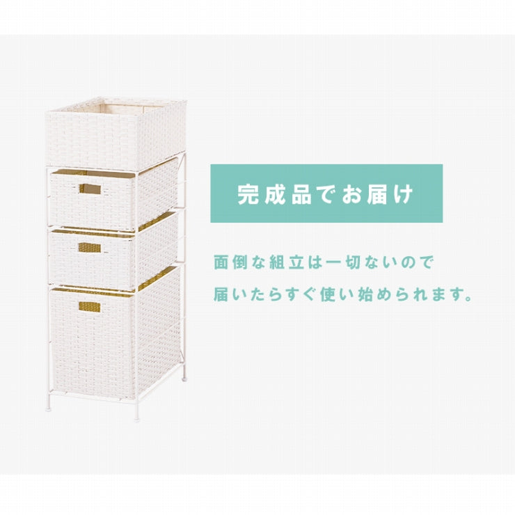 ランドリーラック RAN-2420 幅25.5cm 奥行き40.5cm 高さ80cm