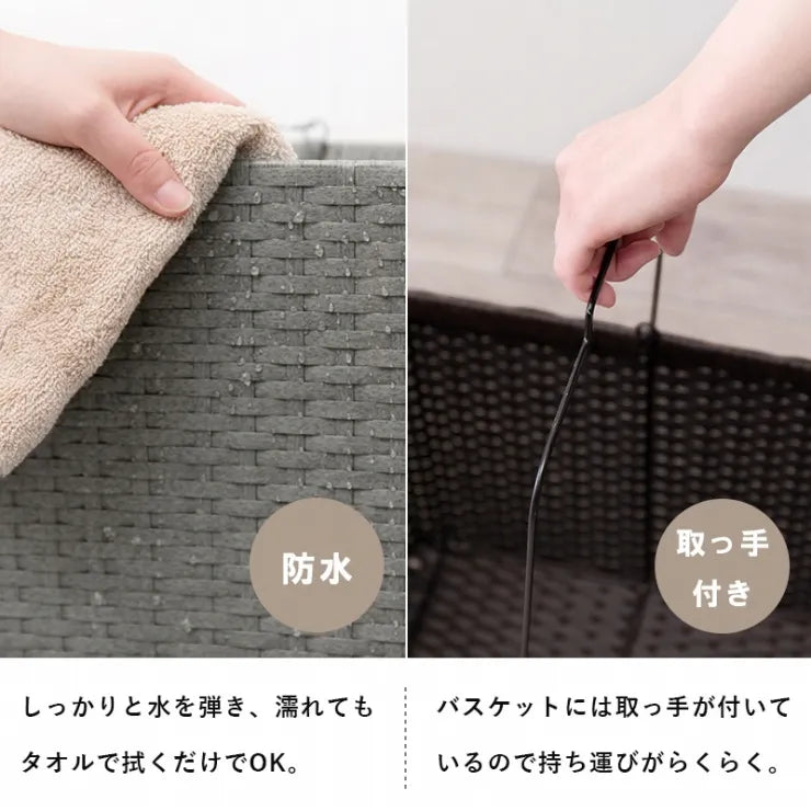 ランドリーラック RAN-2425 幅28cm 奥行き45cm 高さ103cm