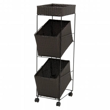 ランドリーラック RAN-2425 幅28cm 奥行き45cm 高さ103cm