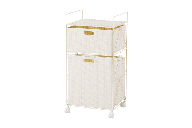 ランドリーラック RAN-2457 幅40cm 奥行き35cm 高さ80cm
