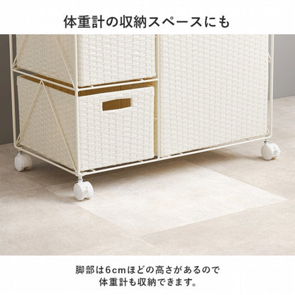 ランドリーラック RAN-2458 幅65cm 奥行き35cm 高さ80cm