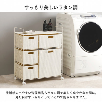 ランドリーラック RAN-2458 幅65cm 奥行き35cm 高さ80cm
